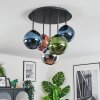 Gastor Deckenleuchte Glas 15 cm Blau, Chrom, Grün, Kupferfarben, Rauchfarben, 5-flammig