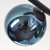Gastor Deckenleuchte Glas 15 cm Blau, Grün, Kupferfarben, 5-flammig