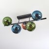 Gastor Deckenleuchte Glas 15 cm Blau, Grün, Kupferfarben, 5-flammig