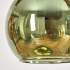 Koyoto Pendelleuchte Glas 15 cm Naturfarben, Schwarz, 3-flammig
