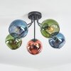 Koyoto Deckenleuchte Glas 15 cm Blau, Grün, Kupferfarben, 5-flammig
