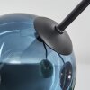 Gastor Deckenleuchte Glas 15 cm Blau, Grün, Kupferfarben, 3-flammig