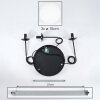 Gastor Hängeleuchte Glas 15 cm Weiß, 3-flammig