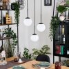 Gastor Hängeleuchte Glas 15 cm Weiß, 3-flammig