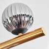 Chehalis Deckenleuchte Glas 10 cm, 12 cm, 15 cm Gold, Schwarz, 10-flammig