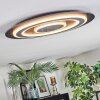 Lidor Deckenleuchte LED Schwarz, 1-flammig