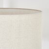 Flemming Stehleuchte 50 cm Naturfarben, Schwarz, 1-flammig