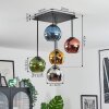 Koyoto Deckenleuchte Glas 15 cm Blau, Chrom, Gold, Grün, Kupferfarben, Rauchfarben, 5-flammig