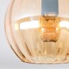 Koyoto Deckenleuchte Glas 15 cm Bernsteinfarben, 2-flammig