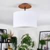 Bassagoda Deckenleuchte 35 cm Naturfarben, Schwarz, 1-flammig