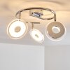 Prag Deckenspot LED Chrom, 3-flammig