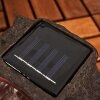 Sameo Solar-Steinleuchte LED Braun, Grau, 4-flammig