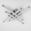 Deckenleuchte Iskut LED Chrom, 4-flammig