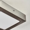 Finsrud Deckenleuchte LED Nickel-Matt, 1-flammig