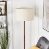 Flemming Stehleuchte 50 cm Naturfarben, Schwarz, 1-flammig
