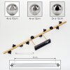 Chehalis Deckenleuchte Glas 10 cm, 12 cm, 15 cm Gold, Schwarz, 10-flammig