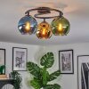 Koyoto Deckenleuchte Glas 15 cm Blau, Gold, Grün, 3-flammig