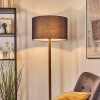 Flemming Stehleuchte 50 cm Naturfarben, Schwarz, 1-flammig