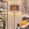 Flemming Stehleuchte 50 cm Naturfarben, Schwarz, 1-flammig