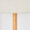 Flemming Stehleuchte 50 cm Naturfarben, Schwarz, 1-flammig