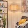 Flemming Stehleuchte 50 cm Naturfarben, Schwarz, 1-flammig