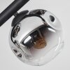 Ripoll Deckenleuchte Glas 15 cm Chrom, Klar, Rauchfarben, 6-flammig