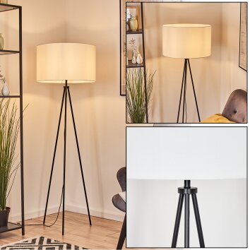 Flemming Stehleuchte 50 cm Schwarz, 1-flammig