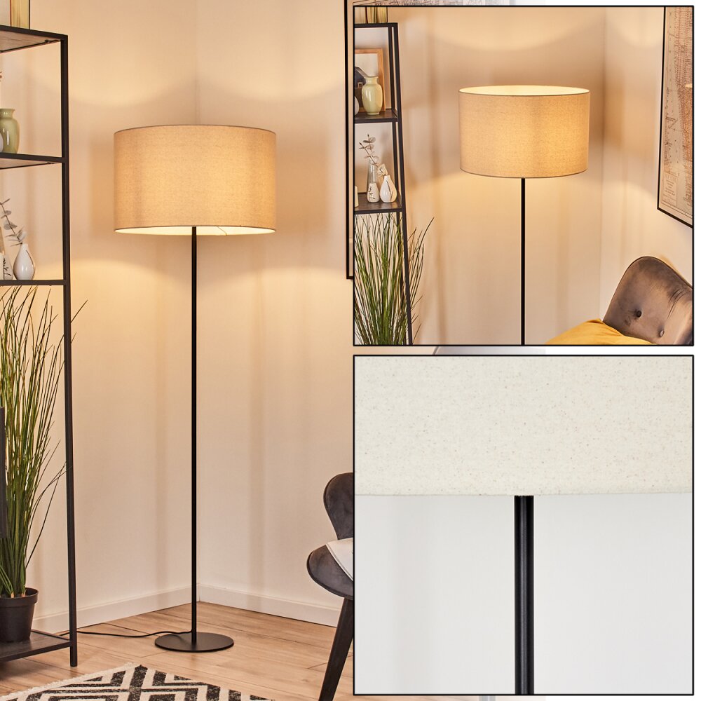 Flemming Stehleuchte 50 cm Schwarz, 1-flammig main product photo
