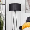 Flemming Stehleuchte 50 cm Schwarz, 1-flammig