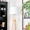Flemming Stehleuchte 50 cm Naturfarben, Schwarz, 1-flammig