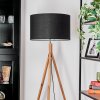 Flemming Stehleuchte 50 cm Naturfarben, Nickel-Matt, 1-flammig
