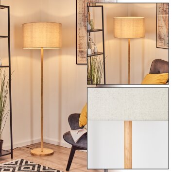 Flemming Stehleuchte 50 cm Naturfarben, 1-flammig