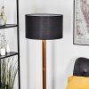 Flemming Stehleuchte 50 cm Braun, Naturfarben, Schwarz, 1-flammig