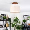 Bassagoda Deckenleuchte 35 cm Naturfarben, Schwarz, 1-flammig