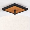Bassagoda Deckenleuchte 35 cm Naturfarben, Schwarz, 1-flammig