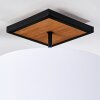 Bassagoda Deckenleuchte 35 cm Naturfarben, Schwarz, 1-flammig