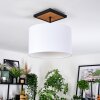 Bassagoda Deckenleuchte 35 cm Naturfarben, Schwarz, 1-flammig