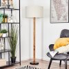 Flemming Stehleuchte 50 cm Naturfarben, Schwarz, 1-flammig