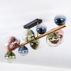 Chehalis Deckenleuchte Glas 10 cm, 12 cm, 15 cm Gold, Schwarz, 10-flammig