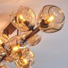 Ripoll Deckenleuchte Glas 15 cm Bernsteinfarben, 10-flammig