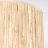 Bongal Deckenleuchte 35 cm Naturfarben, Schwarz, 1-flammig