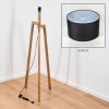 Flemming Stehleuchte 50 cm Naturfarben, Schwarz, 1-flammig