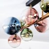Chehalis Deckenleuchte Glas 10 cm, 12 cm, 15 cm Gold, Schwarz, 10-flammig