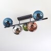 Gastor Deckenleuchte Glas 15 cm Blau, Chrom, Grün, Kupferfarben, Rauchfarben, 5-flammig