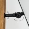 Venor Stehleuchte 28 cm Dunkelbraun, Naturfarben, Schwarz, 1-flammig
