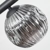Ripoll Deckenleuchte Glas 15 cm Bernsteinfarben, Klar, Rauchfarben, 10-flammig