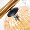 Chehalis Deckenleuchte Glas 10 cm, 12 cm, 15 cm Gold, Schwarz, 10-flammig