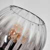 Koyoto Stehleuchte Glas 15 cm Klar, Rauchfarben, 6-flammig