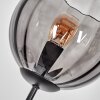 Koyoto Stehleuchte Glas 15 cm Rauchfarben, 6-flammig