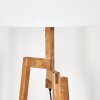 Flemming Stehleuchte 50 cm Naturfarben, Schwarz, 1-flammig